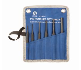 Juego de 6 botadores cilíndricos estriados largos | 517-91-4